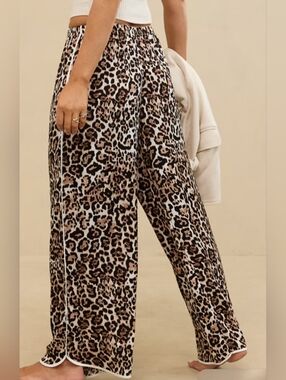 AERIE off-duty Satin Piping Trouser Pj